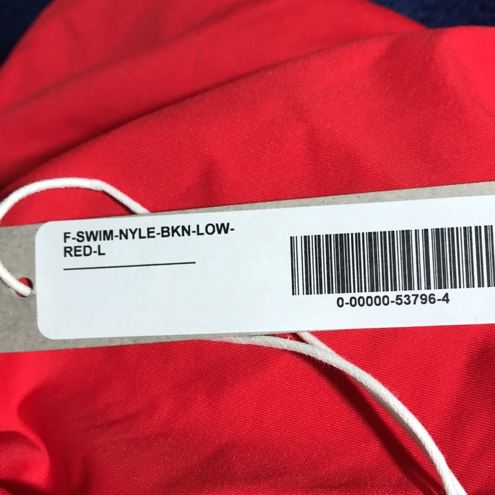 Everlane Swim ReNew Bikini Bottom Low Rise Red Large (10-12) NWT Lined Q… - Picture 5 of 7